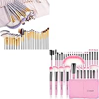 VANDER Save 20% on Makeup Brushes 24Pcs+32Pcs Makeup Kit,Foundation Brush Eyeshadow Brush Make up Brushes Set