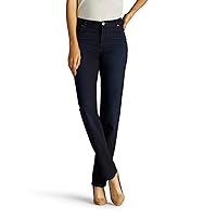 Lee Women's Petite Relaxed Fit Straight Leg Jean