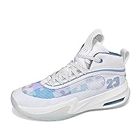 Men's High-top Basketball Shoes Outdoor Professional Training Running Sneakers Women's Basketball Shoes Non-Slip Breathable Women's Training Running Tennis Shoes