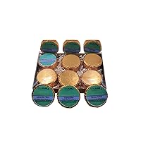 Aromatherapy Shower Tablets: 6 Individually Wrapped Shower Tablet Bomb Gift Set - 4 oz Tablets, Shower fizzies in Gold foils, Makes an Amazing Gift (Gold)