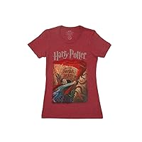 Out of Print Women's Harry Potter Series Book-Themed Crew Neck Tee T-Shirt