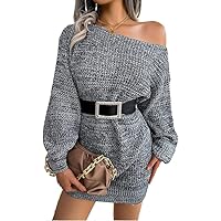 Women's Pullover Sweater Elegant Slim Dress Autumn and Winter Clothing