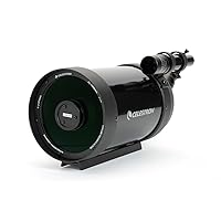 Celestron – C5 Angled Spotting Scope – Schmidt-Cassegrain Spotting Scope – Great for Long Range Viewing – 50x Magnification with 25mm Eyepiece – Multi-Coated Optics – Rubber Armored