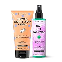 MANE CLUB Honey, That's How I Roll Curl Defining Cream & One Hit Wonder 10-in-1 Leave-In Spray set, cruelty free, vegan, no sulfates or parabens