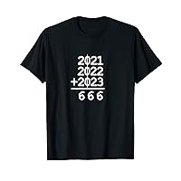 666 Devil's Number Math 2021-2023 Funny Humor Best T-Shirt