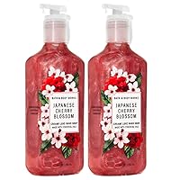 Bath and Body Works 2 Pack Japanese Cherry Blossom Creamy Luxe Hand Soap. 8 Oz.
