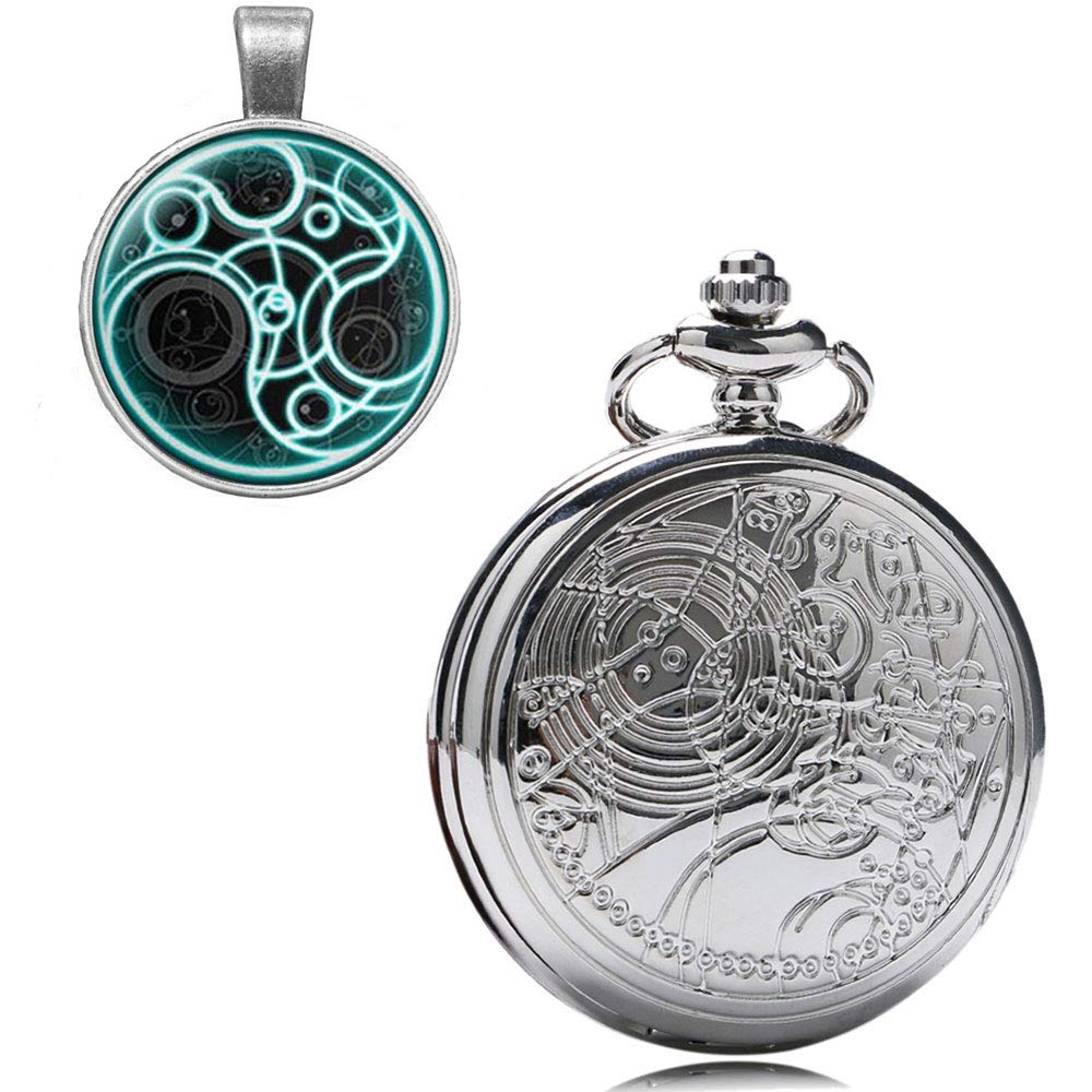 YISUYA Vintage Pocket Watches for Men Boy, FOB Pocket Watch with Chain, Christmas Gifts, Father's Day Gifts, Valentine's Day Gifts, Birthday Gifts, Necklace Gifts for Women, Gift Box and Card