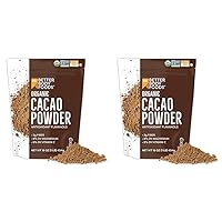 Organic Cacao Powder, Rich Chocolate Flavor, Non-GMO, Gluten-Free, Cocoa, 16 ounce, 1 lb bag (Pack of 2)