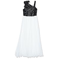 Speechless Girls' One Shoulder Maxi Formal Party Dress