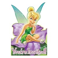 American Greetings Disney Fairies - Tinkerbell Party Supplies, Party Invitation (8-Count)