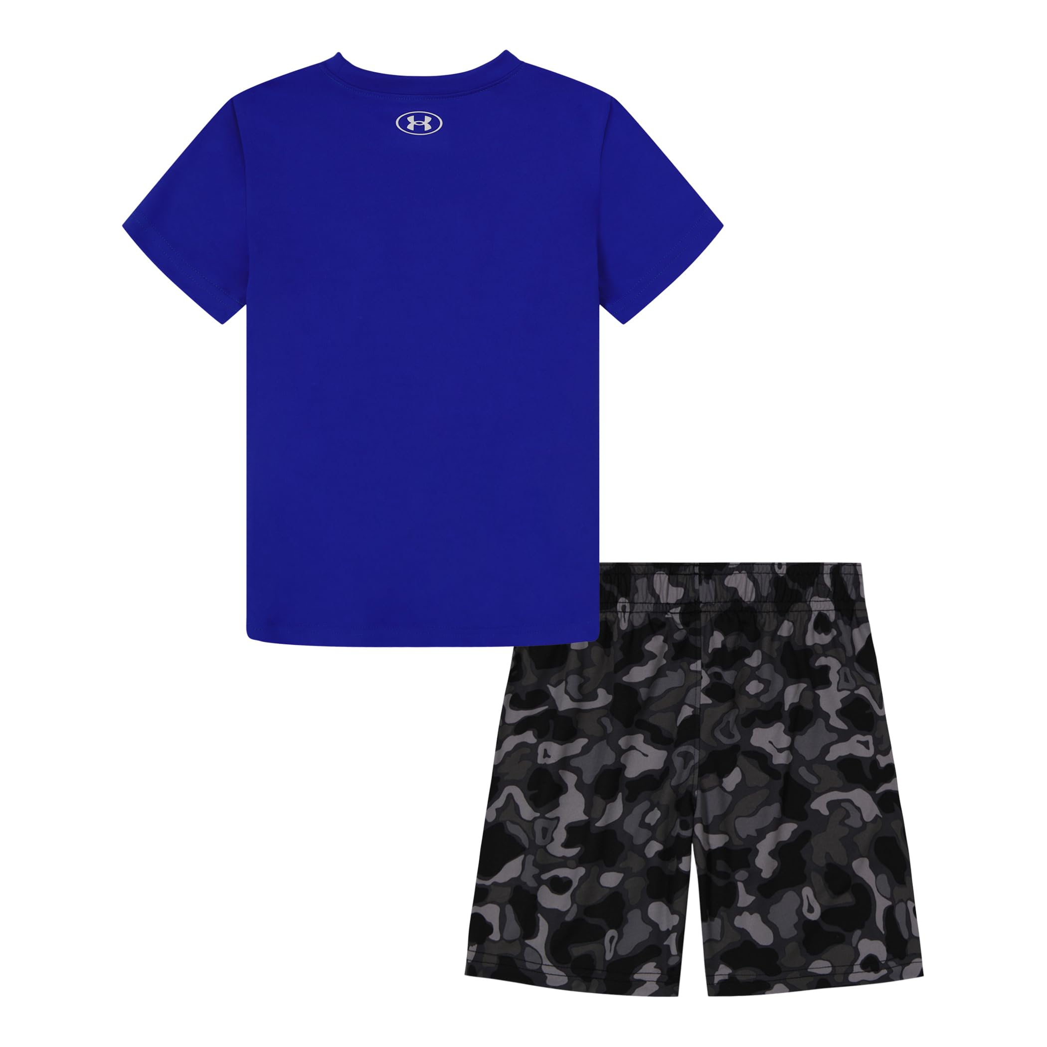 Under Armour boys Short Sleeve Tee and Short Set, Lightweight and Breathable