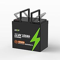 12V 100Ah Ultra Mini LiFePO4 Battery, The Smallest 12V 100Ah Lithium Battery Built-in 100A BMS, Up to 15000 Cycles Great for RV, Trolling Motor, Solar Home, Camper