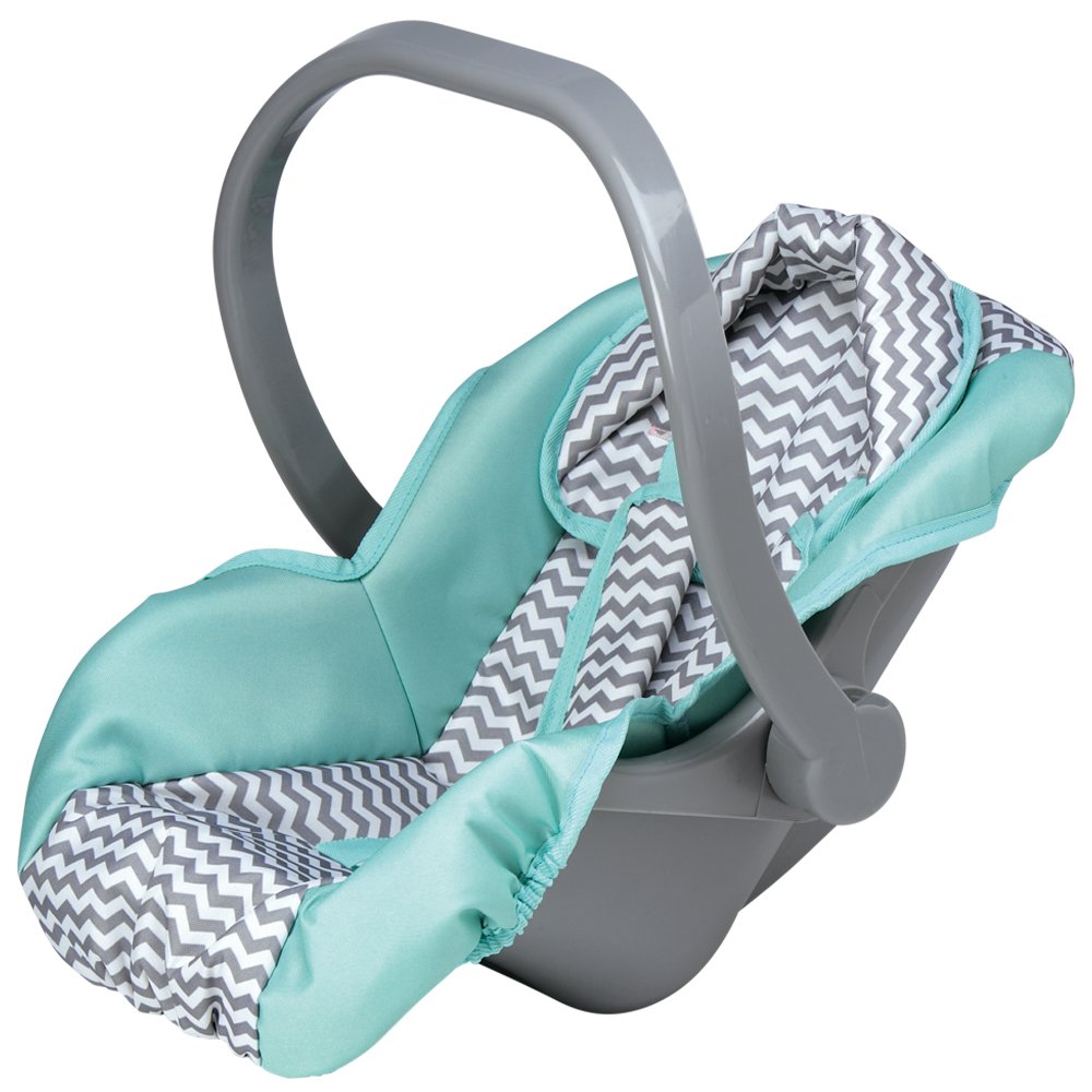 ADORA Zig Zag Baby Doll Car Seat - Perfect Carrier & Accessory For Kids 2+