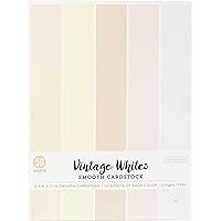 Colorbok 8.5in Smooth Cardstock Whites, Multi-Colored