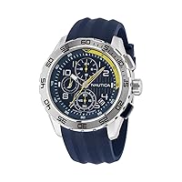 Nautica Men's NAPNSS301 NST 101 Blue Silicone Strap Watch