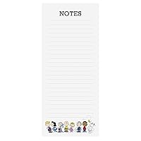 Graphique Peanuts Crew Magnetic Notepad | 100 Tear-Away Sheets | Grocery, Shopping, To-Do List | Magnetic Writing Pad for Fridge, Kitchen, Office | Lined Paper | Great Gift | 4” x 9.25”