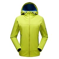 Andongnywell Men's Women's Jacket Windproof Warm Coat Plush Thick windproofs and Warm Outdoor Soft Shell Jackets