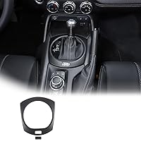 Car Interior Gear Shift Frame Trim Sticker for Mazda MX-5 ND 2015-2023 Center Console Panel Trim Cover Interior Accessories (Matte Black)