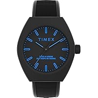 Timex Unisex Urban Pop 40mm Watch - Black Strap Black Dial Black Case