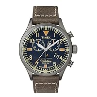 Timex TW2P84100 Waterbury Men's Watch Brown 42mm Stainless Steel