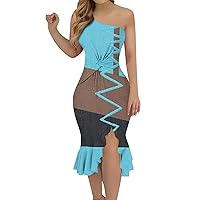 Hawaiie Dress Colors Fancy Sleeveless Dress for Women Summer Solid Midi Dresses for Women 2024
