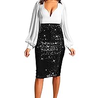 Bobycon Curvy Asymmetric Skirts for Women Bodycon High Waist Compression Trendy Slimming Sequin Wrap Solid Color Long