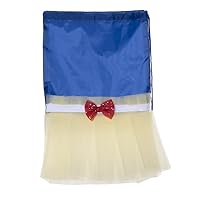 Tutu Dance Cinch Bag, Ballerina Party Favor Backpack, Dance Bags for Girls, Princess Birthday Bags - Blue/Yellow CA2500TUTU