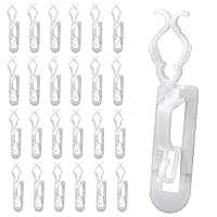 Universal Christmas Lights Shingle Clips, 200 Count All in One Gutter Clips, Shatterproof All Purpose Shingle Clips for C7/E12, C9/E17, Mini String Lights, Rope Lights, Outdoor Christmas Decorations