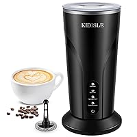 Electric Milk Frother and Steamer, 4 in 1 Automatic Milk Warmer Heater 1.0, Hot and Cold Foam Maker for Coffee Latte Cappuccino, Hot Chocolate, 300ml/10oz