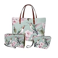Purse and Wallet Set for Women Top Handle Purse Shoulder Tote Bag Hobo Bag Handbag with Wallet Cosmetic Bag