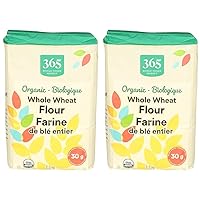 365 by Whole Foods Market, Organic 100% Whole Wheat Flour, 80 Ounce (Pack of 2)