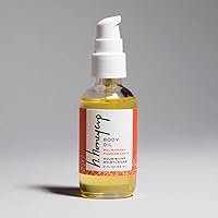 Palmarosa Pomegranate Body Oil - 2 oz, All Skin Types Moisturizer with Lavender & Palmarosa Essential Oils, Vegan Skincare, Nontoxic, MADE SAFE Certified, Eco-Friendly Glass Bottle