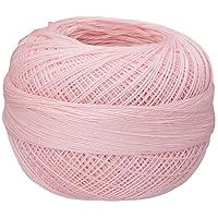Lizbeth Size 80 HH80 Cotton Thread 184 yds 10 Grams, Baby Pink