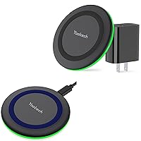 Yootech [2 Pack] Wireless Charging Pad with Quick Adapter