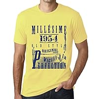 Men's Graphic T-Shirt Vintage Aged to Perfection 1954 – Millésime Vieilli à la Perfection 1954 – 70th Birthday