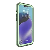 Waterproof Case for iPhone 15 Pro Max/15 Plus/15 Pro/15 Full Protection Snorkeling Underwater Shockproof Dustproof with Built in Screen Protector and Wristband (Green,15 Pro Max 6.7')