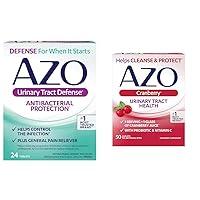 Urinary Tract Defense Antibacterial Protection, Helps Control a UTI, Cranberry Urinary Tract Health Supplement, Sugar Free Cranberry Pills, 24 Count & 50 Count