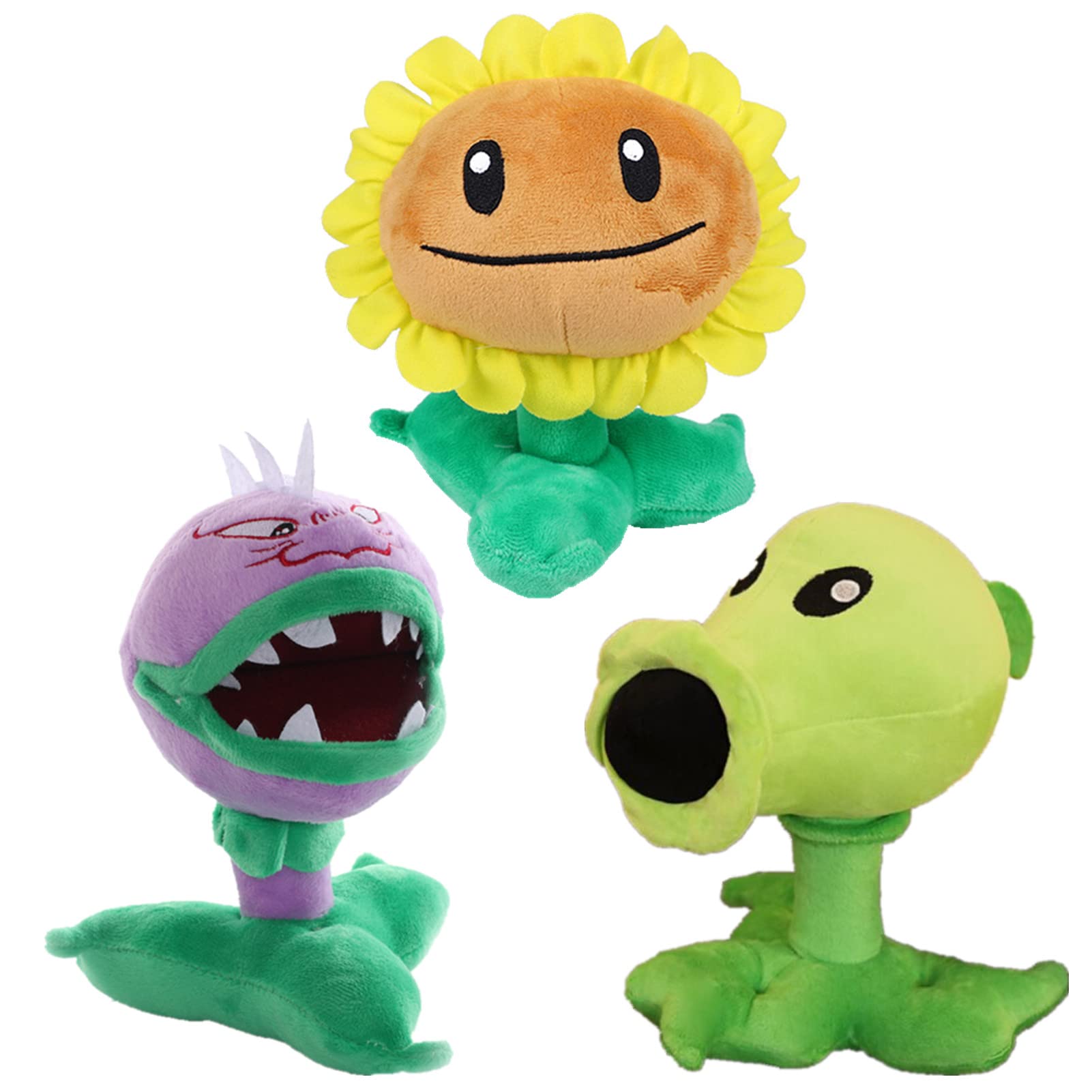 Mua JHESAO 3 PCS PVZ Plush Zombies Plants Sets Toy Peashooter, 1 2 Stuffed  Soft Chomper Doll, Sunflower PVZ Figure Doll New trên Amazon Mỹ chính hãng  2023 | Giaonhan247