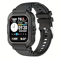 Outdoor Sports Smart Watch Touch Screen Bluetooth Call (Answer/Make Call) IP68 Waterproof Fitness Watch Tracker, Applicable to Android iOS iPhone