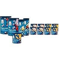 Gerber Snacks for Baby Variety Pack (Set of 9) and Value Pack, Lil Crunchies (Pack of 8)