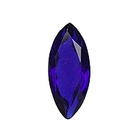 REAL-GEMS 13.90 Ct Blue Topaz Marquise Shaped Loose Gemstone