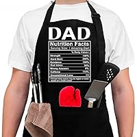 NewEleven Fathers Day Gift For Men, Dad, Husband, Him - Aprons For Men With Pockets - Funny Gifts For Men, Dad, Husband, Him