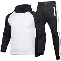 Oversized Sweatshirt For Men Tracksuit Hooded Hoodie Set 2 Pieces Sporting Male Fitness Plush Sweatshirts Pants Sets