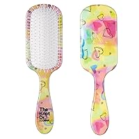 The Knot Dr. for Conair Hair Brush, Wet and Dry Detangler Hair Brush, Removes Knots and Tangles, For All Hair Types, Hearts