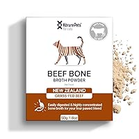 Beef Bone Broth Powder for Cats- All-Natural Supplement for Bone Health and Digestion