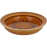 MOOMIN MM7502-320 Curry Plate, Plate, 8.3 inches (21 cm), Large, Easy to Scoop, Little My Brown, Made in Japan