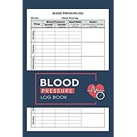 Blood Pressure Log Book: Simple Daily Tracking Blood Pressure Log | Record & Monitor Blood Pressure at Home| 2 Years BP log book For Women/men/seniors …