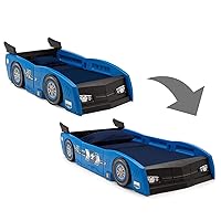 Grand Prix Race Car Toddler-to-Twin Bed, Blue