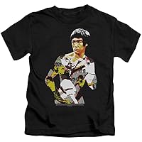 Bruce Lee Boys T-Shirt Body Collage Black Tee