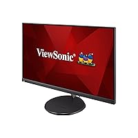 ViewSonic VX2485-MHU 24 Inch 1080p IPS Monitor with USB C 3.2 and FreeSync for Home and Office,Black